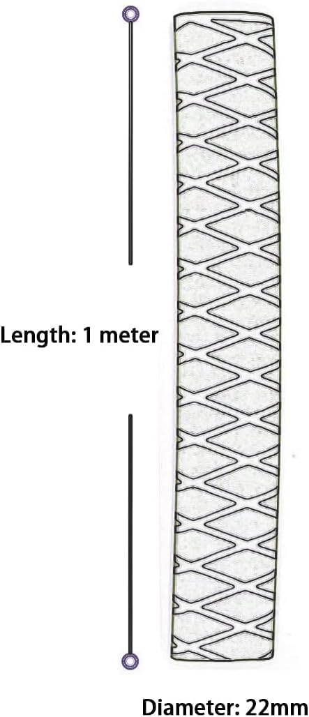 Gaine thermorétractable antidérapante de 22 mm – Housse antidérapante à motifs rouges pour isolation électrique, protection flexible contre l'électricité, design durable résistant à la transpiration.