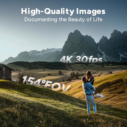 Image of SJCAM C300 4K Wearable Vlogging Camera,7H Recording POV Cam for Daily Vlogs | Dual Stabilization powered by 6-Axis Gyro+EIS, Dual Touch Screen,,8X Zoom,30M waterproof