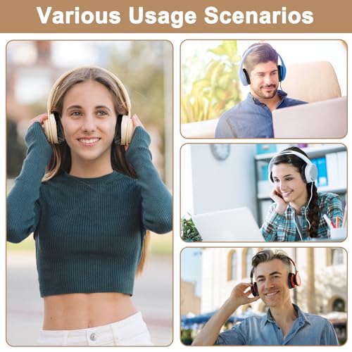 Tvoip 100 Unidades Fundas Desechables para Auriculares, Cubiertas Elásticas Negras de Tela No Tejida, Lavables y Sanitarias para la Mayoría de Auriculares On-Ear (6,5 cm / 2,6 pulgadas) miniatura 6