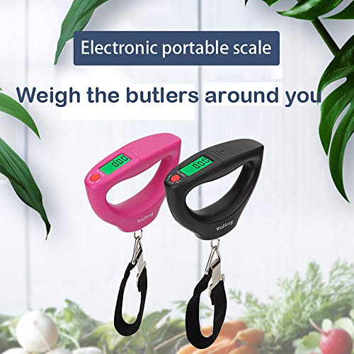 Anself WH-A24 Mini Balança Eletrônica Portátil de Alta Precisão LCD Digital Balança de Bagagem com L