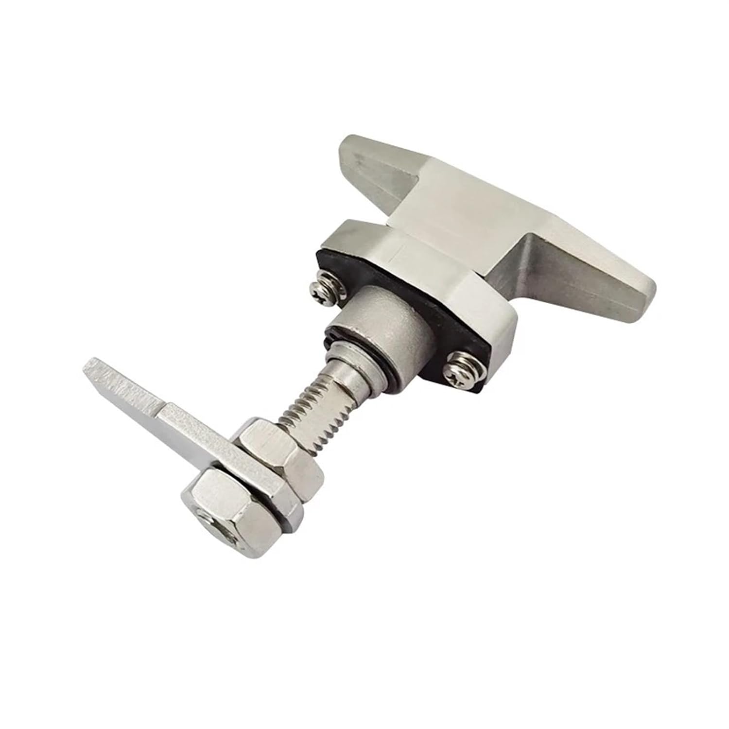 Handle Lock T-Lock MS309 Stainless Steel Telescopic Lock Industrial Mechanical Equipment Electric Control Box Cabinet Lock(3pcs-Stainless)