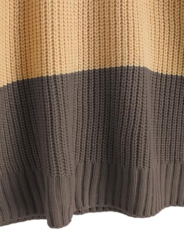 Image of ZAFUL Sweaters for Women Off Shoulder Knit Sweater with Long Sleeve Loose Pullover Jumper Tops