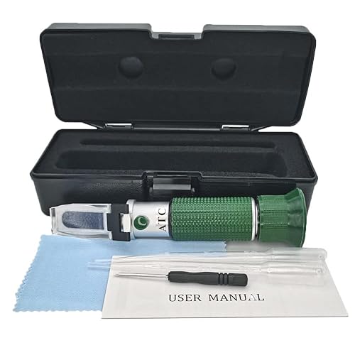 Miniatura 4 de Refractómetro DEF anticongelante 4 en 1 para sistema anticongelante de automóviles, líquido de escape diesel, ácido de batería y líquido de lavado