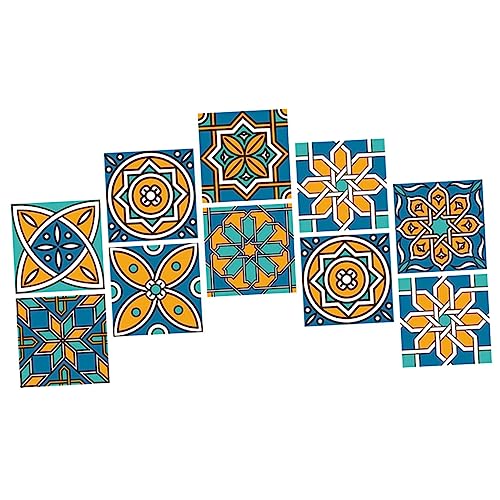 Angoily 10 Piezas Azulejo De La Pared Pegatinas Azulejo Pegatinas Decoración Pegatinas De Pared Removibles Banda Las Pegatinas Para Azulejos Se Despegan y Se Pegan De Polivinilo