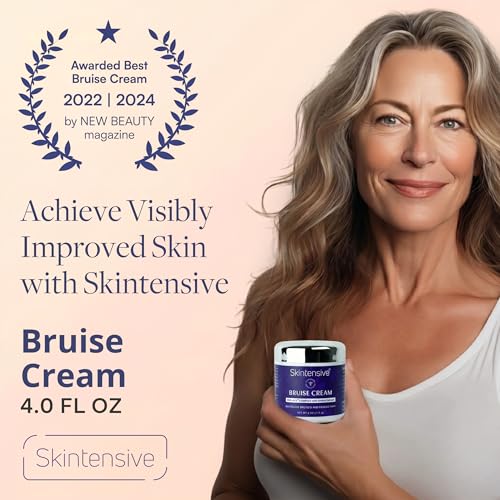 Image of SKINTENSIVE Arnica Bruise Cream for Thin Skin - Vitamin K Cream for Bruises & Skin Discoloration, Moisturizing Arnica Cream for Seniors, Non-Greasy Formula, 4 Oz (2 Pack)