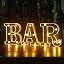 Lettres Lumineuses SUQ BAR à LED - Alphabet Décoration Bar/Mur, Alimenté Par Piles