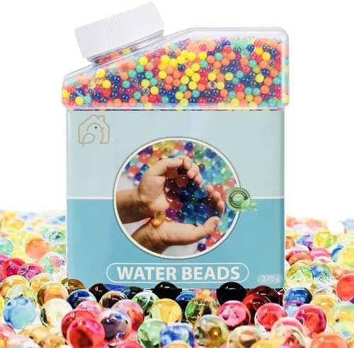 HomeBirdy Water Beads 55000 Pcs Non Toxic Multi Colored Water Balls, Biodegradable Polymer Gel Balls as Vase Filler can be used for Home and Event Decoration