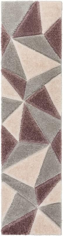 Image of Carpet for Living Room, Bedroom and Hall Handmade Microfiber Cozy Soft and Fluffy Shaggy Area Rug with 2 inch Thick Anti Skid Carpet [2x6 Feet Multi 03]
