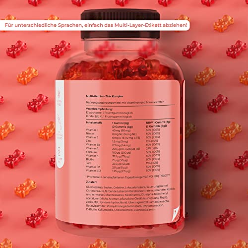 Vitamin Gummibärchen Seven Elements Nutrients Multivitamin