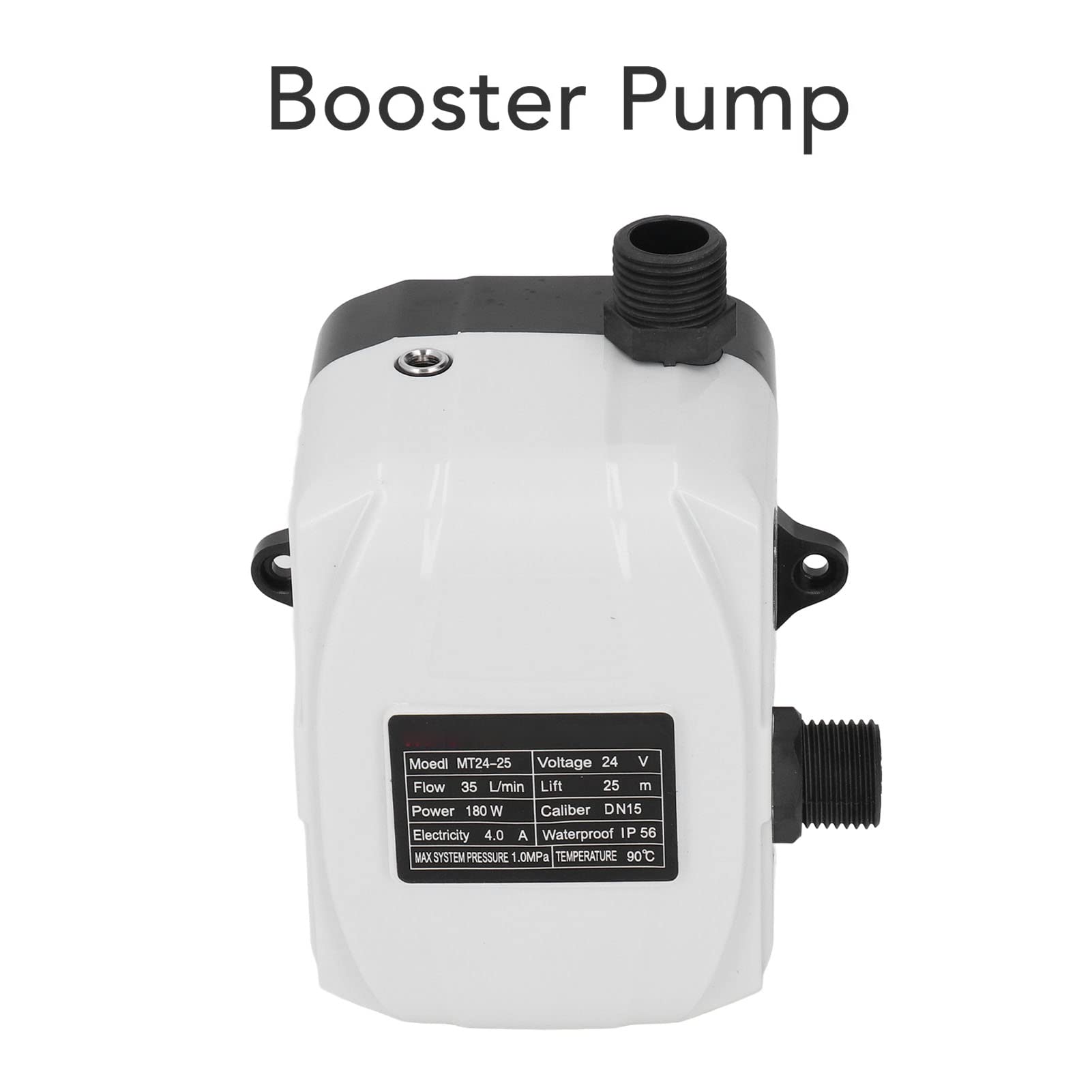 Pompa a Pressione Dell'Acqua Alta 180 W - Booster per Aumento Pressione e Trasferimento Acqua in Camper e Casa