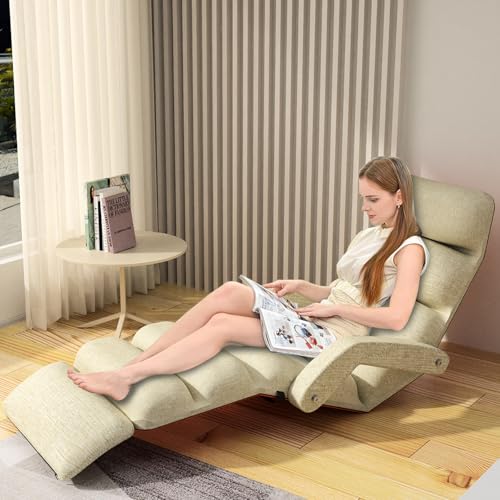 Catálogo para Comprar On-line Sillon Reclinable Walmart los mejores 10. 49 Sillon Reclinable Adultos-Mecedora Sillón Moderno, Respaldo Ajustable y Esponja de Alta Elasticidad, Sillón Reclinable Terciopelo Sofa Individual con Almohada, para Dormitorios,...