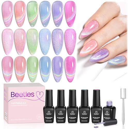 Beetles Summer Rainbow Cat Eye Set