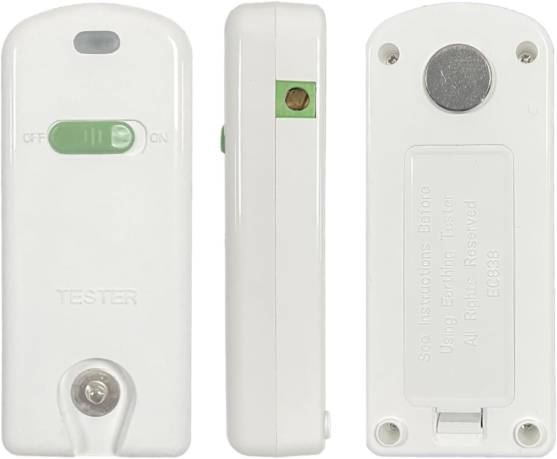 Multifunctional Grounding Tester Set - Continuity Tester Kit with 15 ft Cord, Tests Grounded Mats, Sheets, Blankets & More