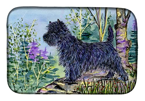Tapis de séchage vaisselle Cairn Terrier absorbant cuisine 35x53cm SS8665DDM