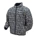 Frogg Toggs Co-Pilot Insulated Puff Jacket, Water Resistant, Black & Reversible Camo, Compatible w/Frogg Toggs Pilot II Series Jackets