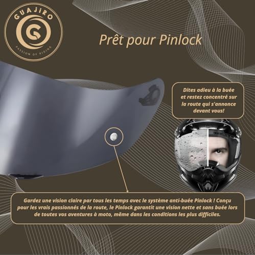 Écran PC Noir K1 K5 K3SV Visière Moto compatible AGV GT2