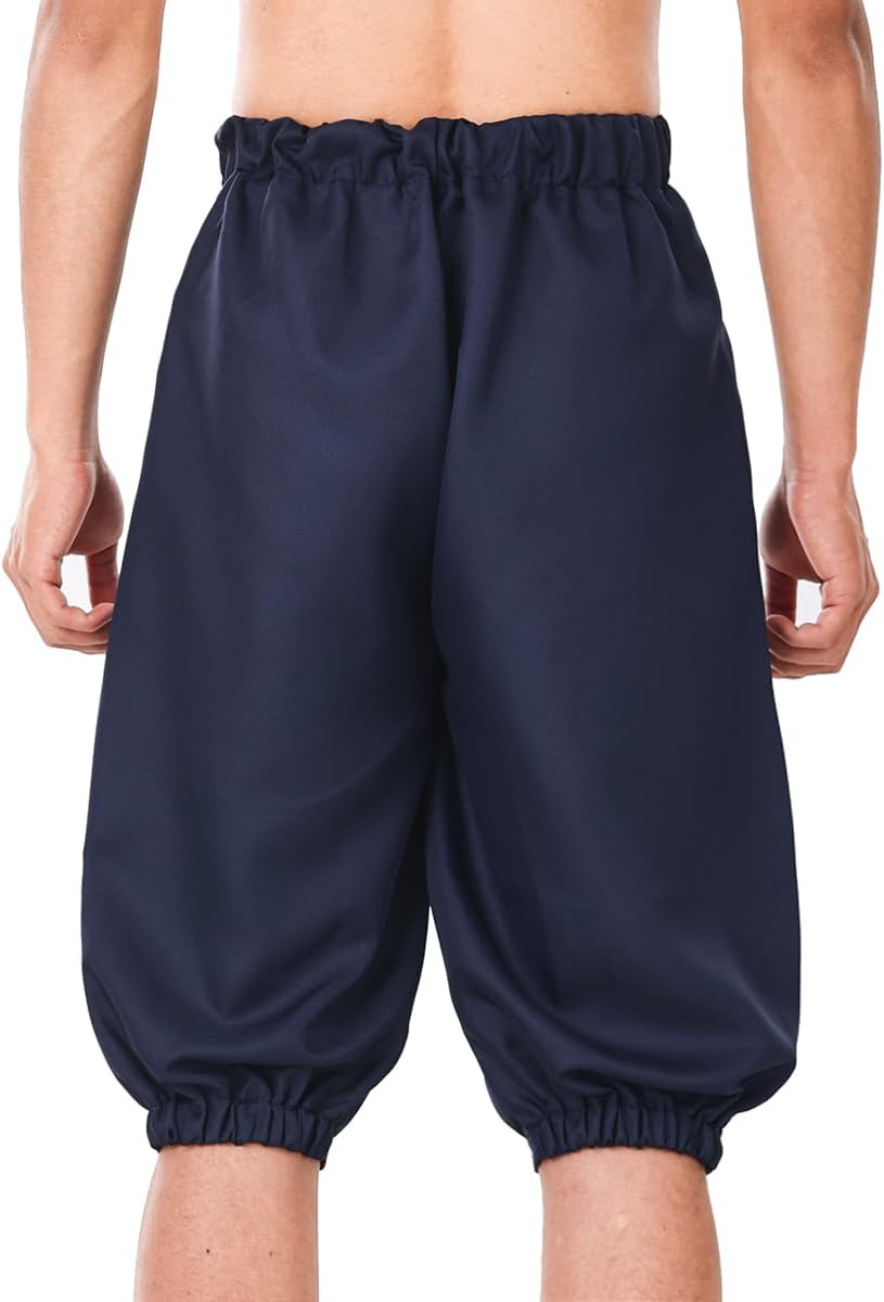 BLESSUME Medieval Mens Pants Colonial Knicker Pants Socks Shoe Covers - Image 7