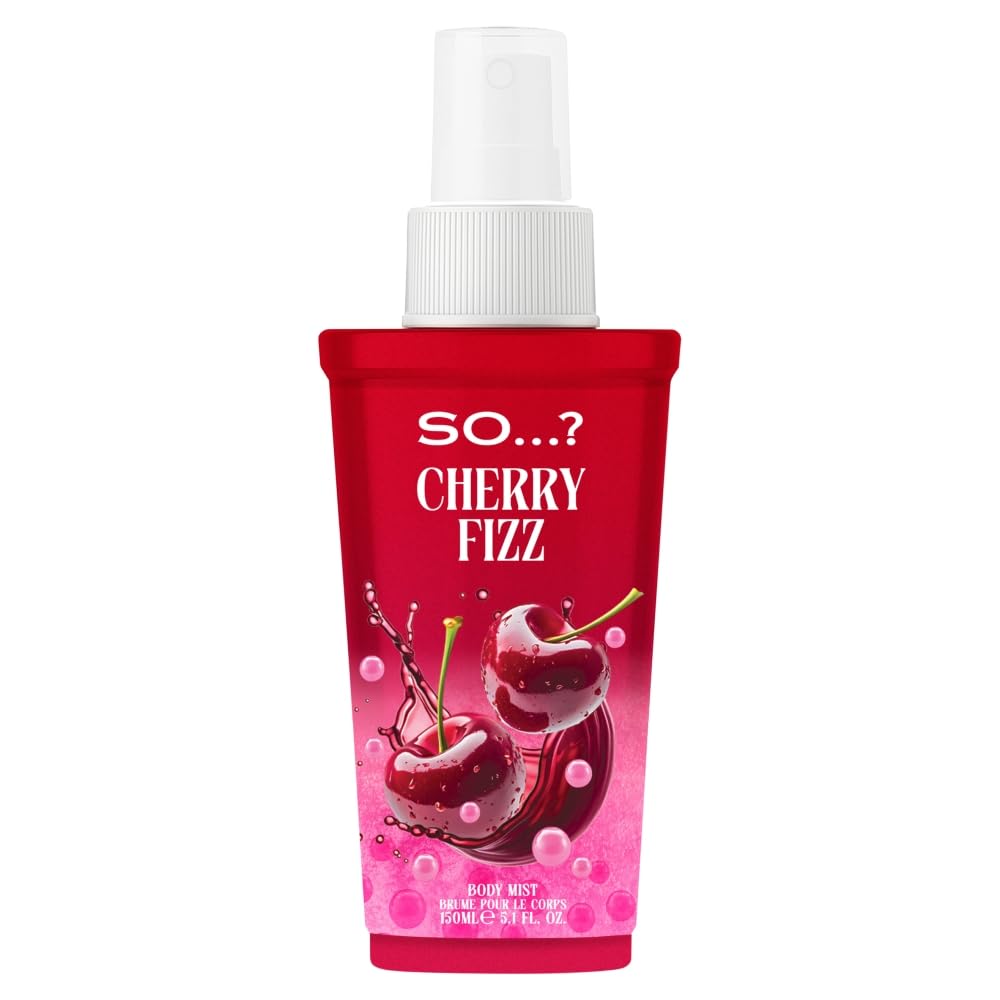 SO...? Delish Cherry Fizz Body Mist Fragrance Spray 150ml
