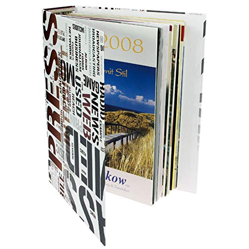 SAFE 7926 Ringbuch Sammelalbum A4 für Zeitschriften | Zeitschriftensammelordner | Stäbchen-Mechanik | Format : 24,5 x 31,5 x 7 cm