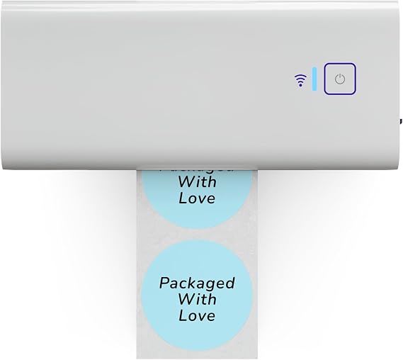 Rollo 2 Inch Circle Thermal Label Color Bundle - 5,000 Multi-Purpose Round Sticker Labels in 5 Different Colors