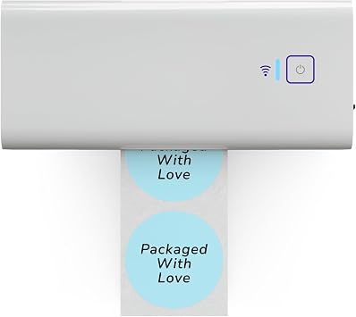Rollo 2 Inch Circle Thermal Label Color Bundle - 5,000 Multi-Purpose Round Sticker Labels in 5 Different Colors
