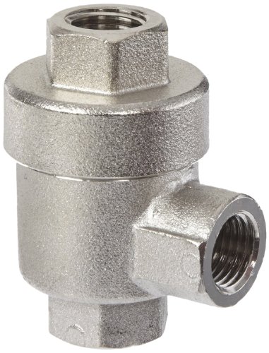 Legris 7982 22 22 Nickel-Plated Brass Quick Exhaust Valve, 1/2