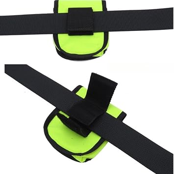 Quick Release Weight Pocket, Scuba Trim Pocket 2kg, 1050D Nylon Dive Weights, Diving Weight Bag For Backplate, Underwater Ballast Pouch, Technical(Black)