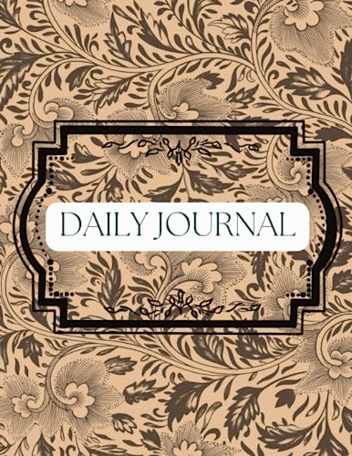 Journal d'écriture pages lignées anti-bavure grand carnet de notes