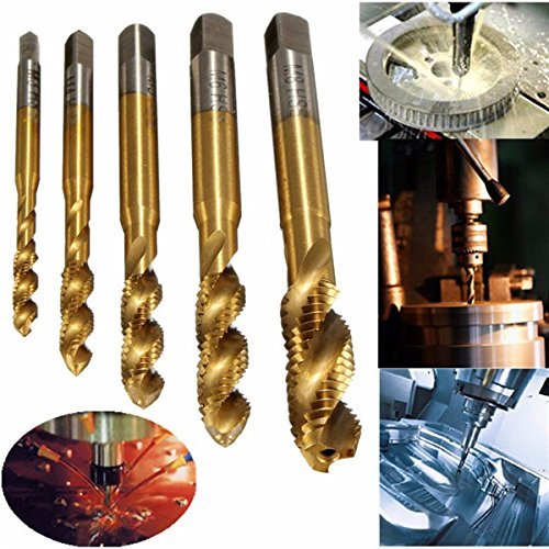 Tarauds métriques M3 M4 M5 M6 M8 Drill Warehouse acier rapide hss titane - 5