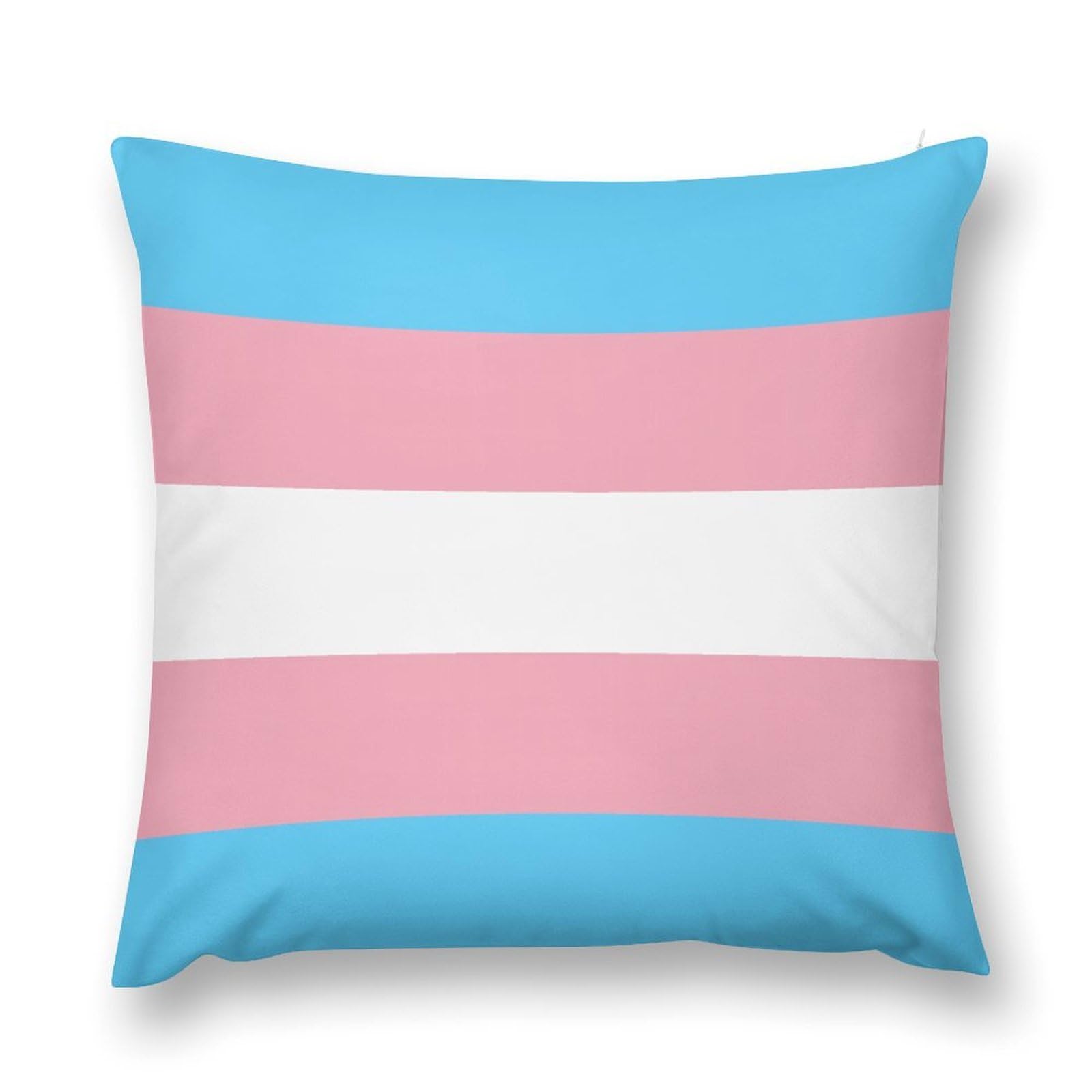 peiyeety LGBT Pride Flag Transgender Soft Square Cushion Case Couch Sofa Pillowcase Couch Throw Pillow Covers Bedroom Cushion Cover