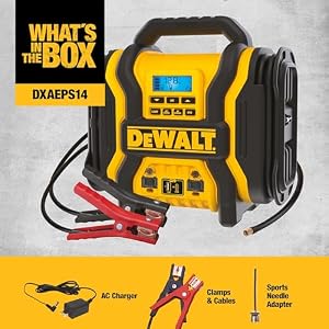DEWALT DXAEPS14 2000 Peak Amp Jump Starter with 120 PSI Air Inflator — photo 6 of 6