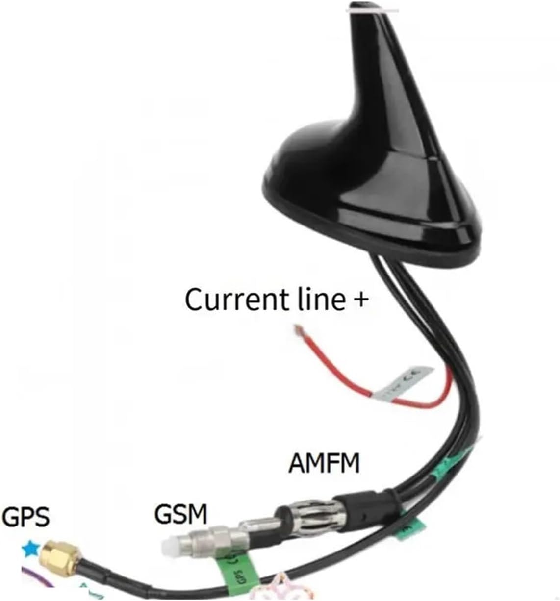Easy to Use Universal Car Shark Fin Roof Antenna Aerial FM/AM/GPS/GSM Car Roof Decorate Car Antenna Parts Accessories