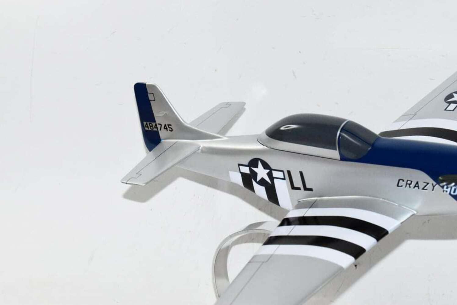 Crazy Horse P-51 Model, Mahogany, 1/25 (15"X18") Scale, WWII, North American