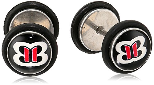 WWE Jewelry Unisex Bella Twins Stainless Steel Screw Back Earrings