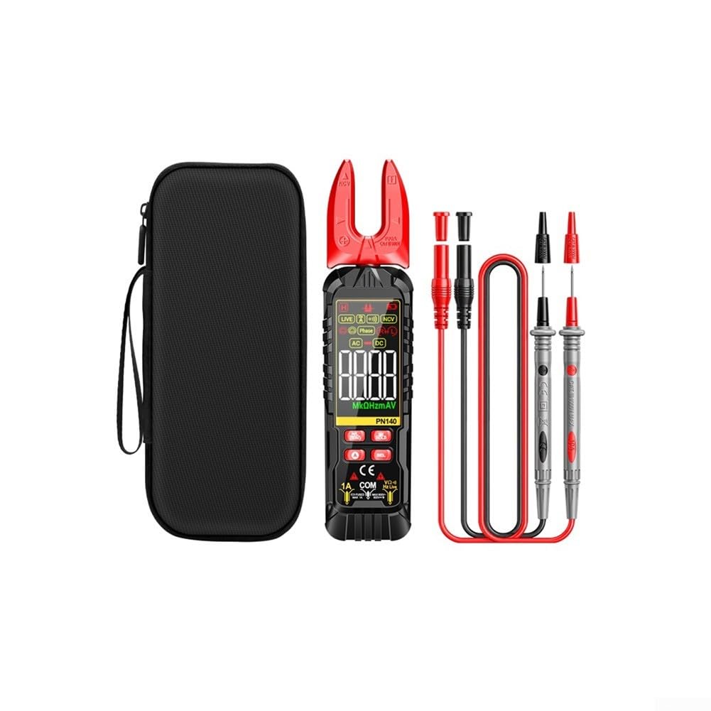 Pinza Amperimétrica Flexible 6000A Multímetro Digital TRMS(Red)