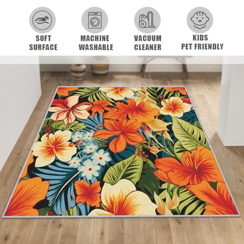 Tapete Decorativo NejTrenzy 2x3 Pies Polyester Naranja miniatura 7