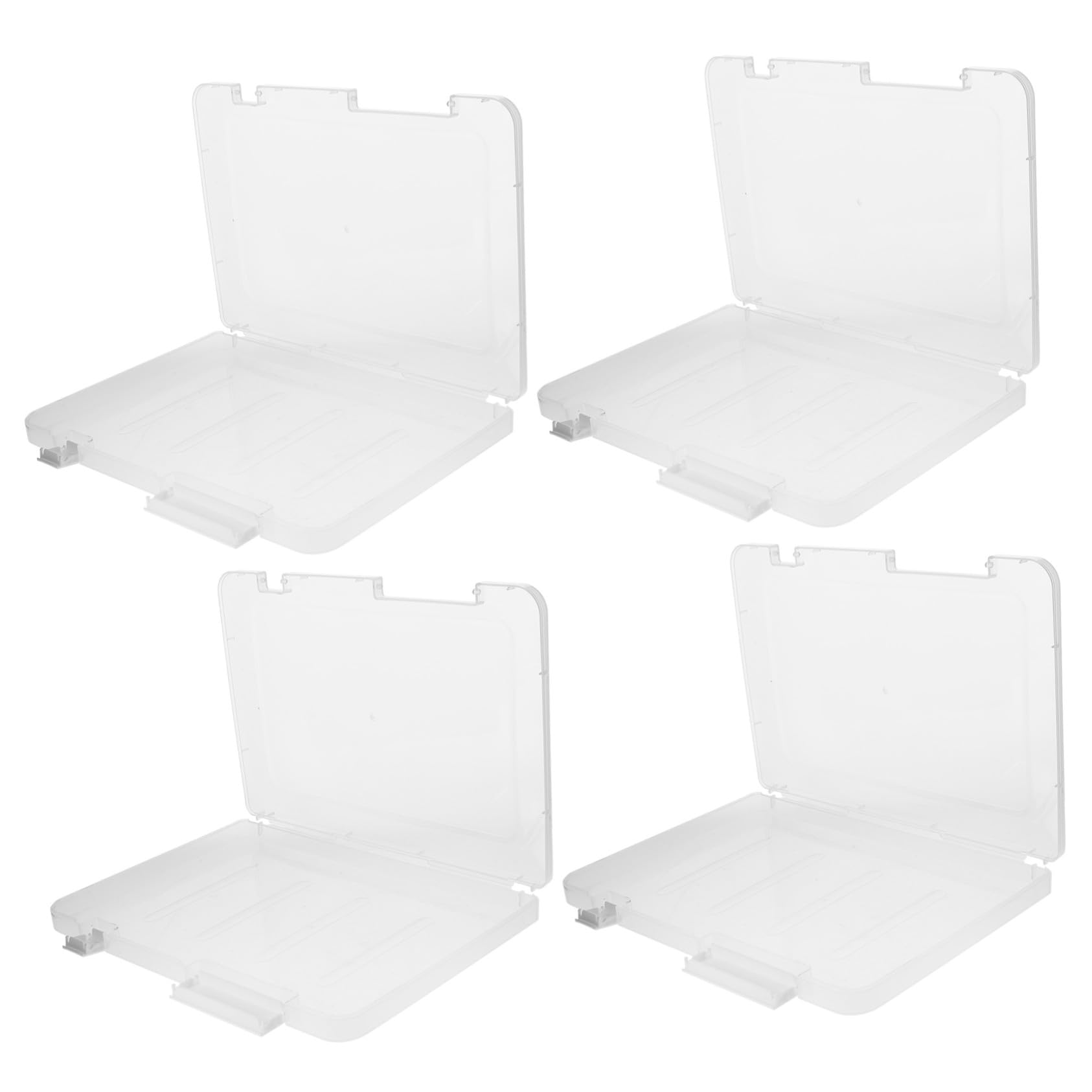 Boîte de rangement documents portable pour organiser scrapbooking et fichiers