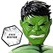 Marvel Hulk Official Youth Halloween Costume - Premium Quality Padded Jumpsuit with Plastic Mask (Size Small) Green