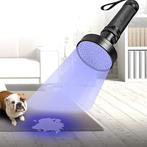 Glbsunion Uv Black Light Flashlight, Super Bright 68 Led Best Pet Dog Cat Urine Detector Light Flashlight For Pet Urine Stains, Uv Blacklight Flashlight For Bed Bugs Scorpions, Home Hotel #TOP4