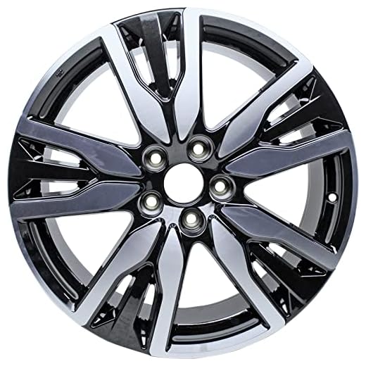 Factory Wheel Replacement New 20 20x8 20 Inch Premium Alloy Wheel Rim for 2019 2020 2021 Honda Pilot | ALY63149U45N | Direct Fit - OE Stock Specs, black