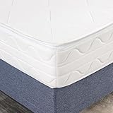 EGO Home Matratze 90x200-23 cm H3 7-Zonen Kaltschaummatratze mit Viscoschaum,Ergonomisch,Weich & Druckentlastend,Atmungsaktiv,Bezug Waschbar, Öko-Tex Zertifiziert