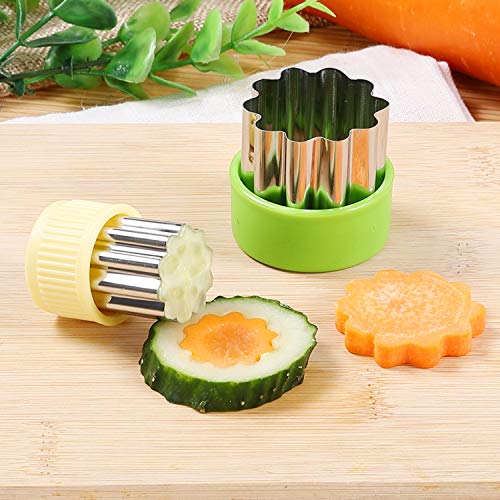 12 Pcs Mini Cookie Cutters Vegetable Cutter Shapes Sets Fruit Stamps Mold #TOP2
