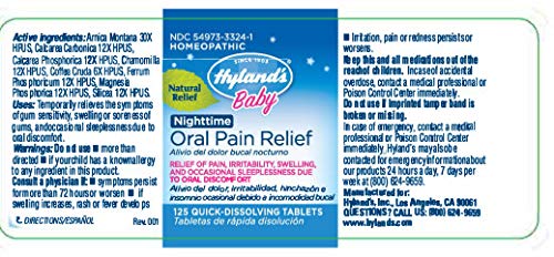 Hyland's Naturals Baby Day & Night Bundle, Soothing Tablets With Chamomilla, Natural Relief Of Oral Discomfort, Irritability, And Swelling, 250 Count #TOP7