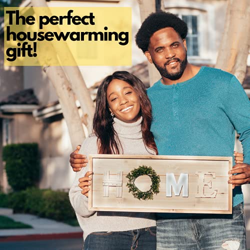 Personalized Brass Door Knocker for Front Door, Custom Made Home Décor Ornament with Engraved Family Name - Unique Valentines Gift for Mom, Grandma, Parents, Grandparents, New Home