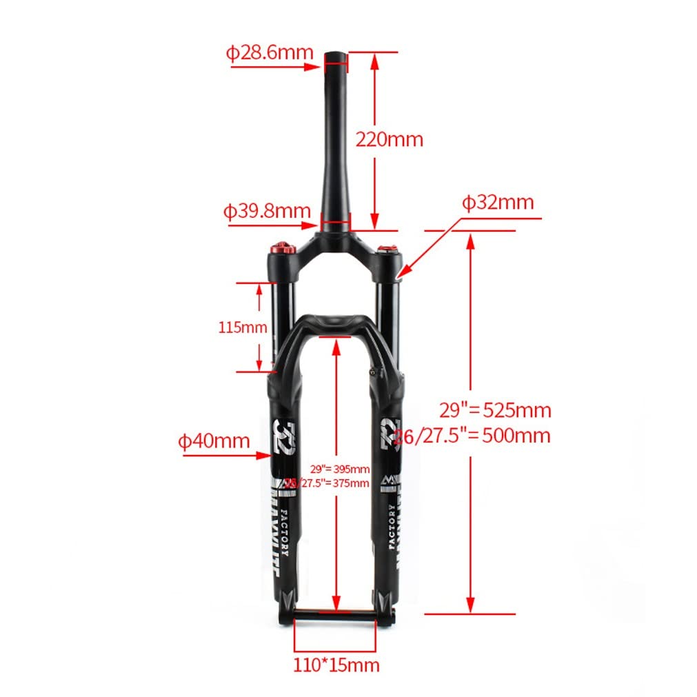 MTB エアサスペンションフォーク29インチ Amazon | 26 27.5 29インチ MTB エアサスペンションフォーク