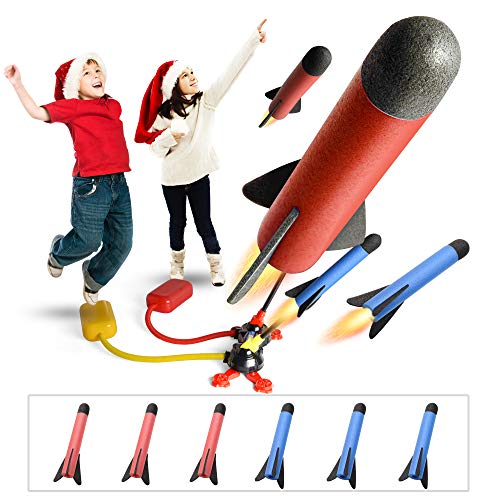 Toy Rocket Launcher for Kids Γ’β¬β 6 Colorful Foam Rockets and 2Sturdy Launcher Stand with Foot Launch Pad - Fun Outdoor Toy for Kids -Family Games- Gift Toys for Boys and Girls Age 3+ Years Old Toy Rocket Launcher for Kids Γ’β¬β 6 Colorful Foam Rockets and 2Sturdy Launcher Stand with Foot Launch Pad - Fun Outdoor Toy for Kids -Family Games- Gift Toys for Boys and Girls Age 3+ Years Old