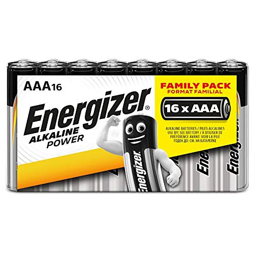 Piles AAA Energizer Alkaline Power, Pack de 16