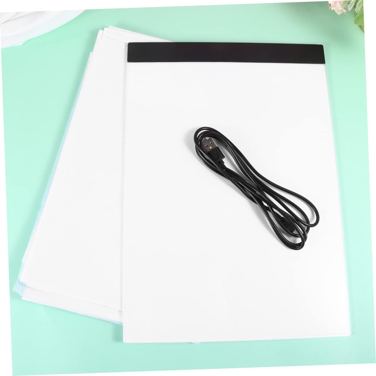 SEWACC Portable Led Copyboard Tracing Light Box Tracing Board Light up Drawing Board USB Cable Copy Paper