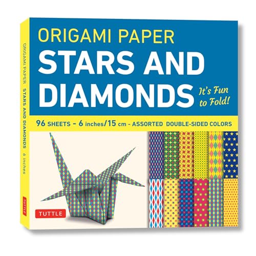 Origami Paper 96 Sheets - Stars and Diamonds 6 Inch (15 CM): Tuttle Origami Paper: Origami Sheets Pr