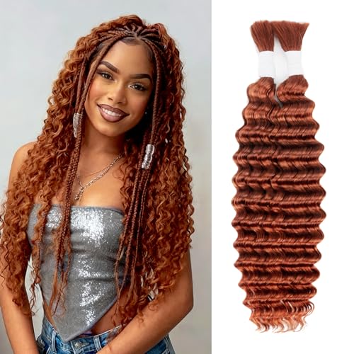 Human Braiding Hair for Boho Braids 2 Bundles 100g Deep